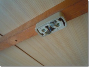 Old type Ceiling wiring accessories