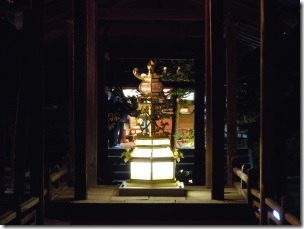 高台寺のライトアップ灯篭