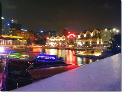 シンガポールのクラークキー夜景