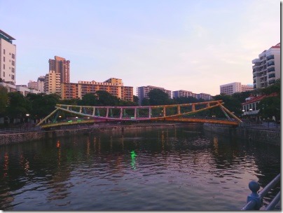シンガポール川の夕暮れ